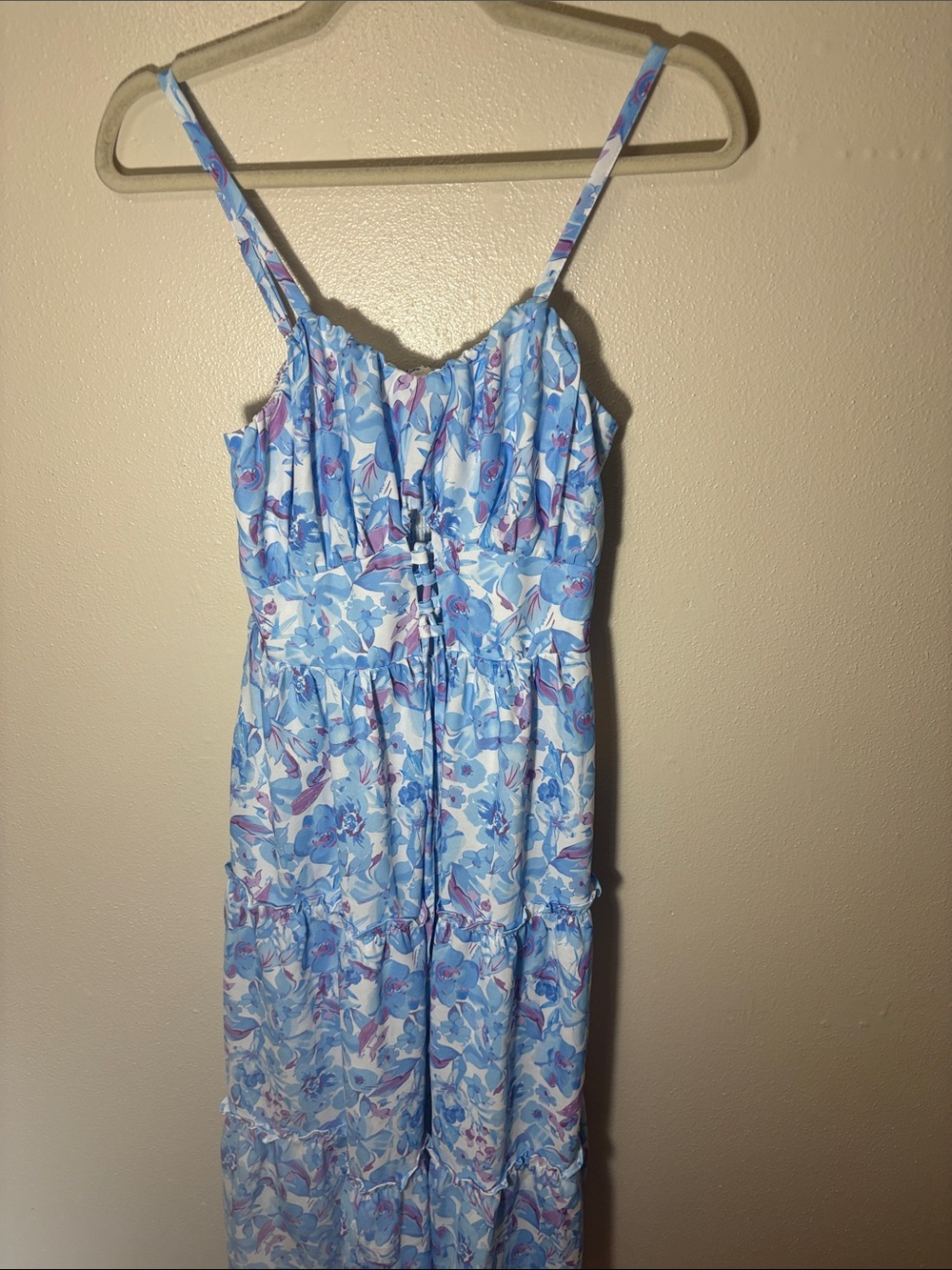 Grace Karin Light Blue Floral Sundress